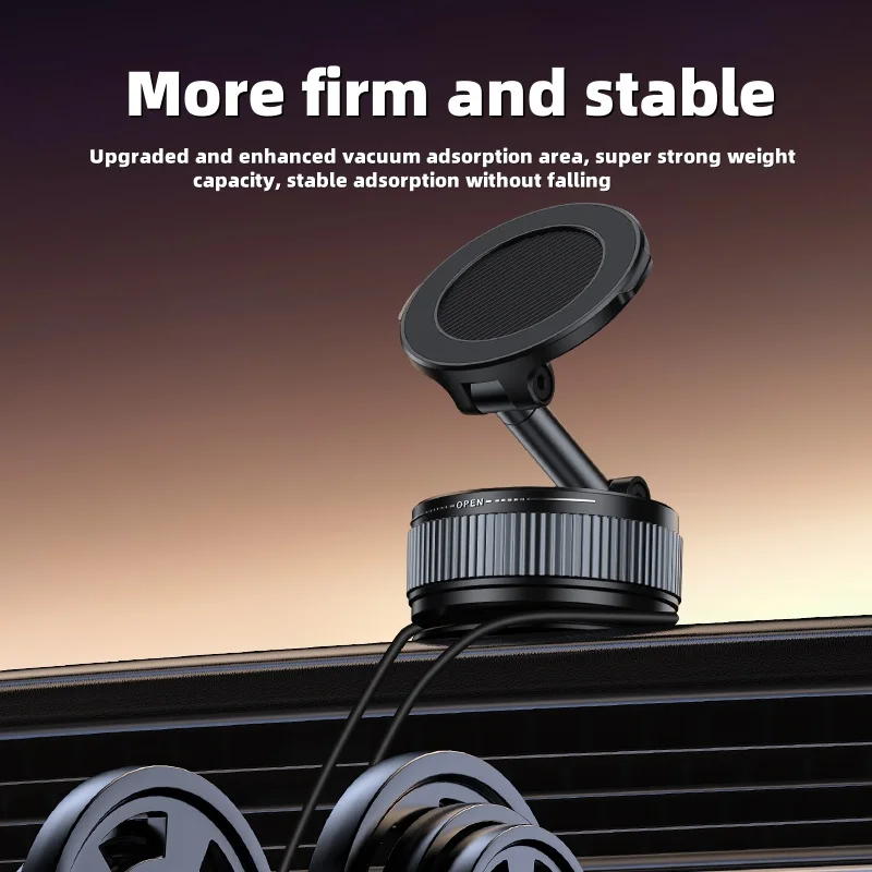 Magnetic Car Mount Phone Holder with Strong Suction