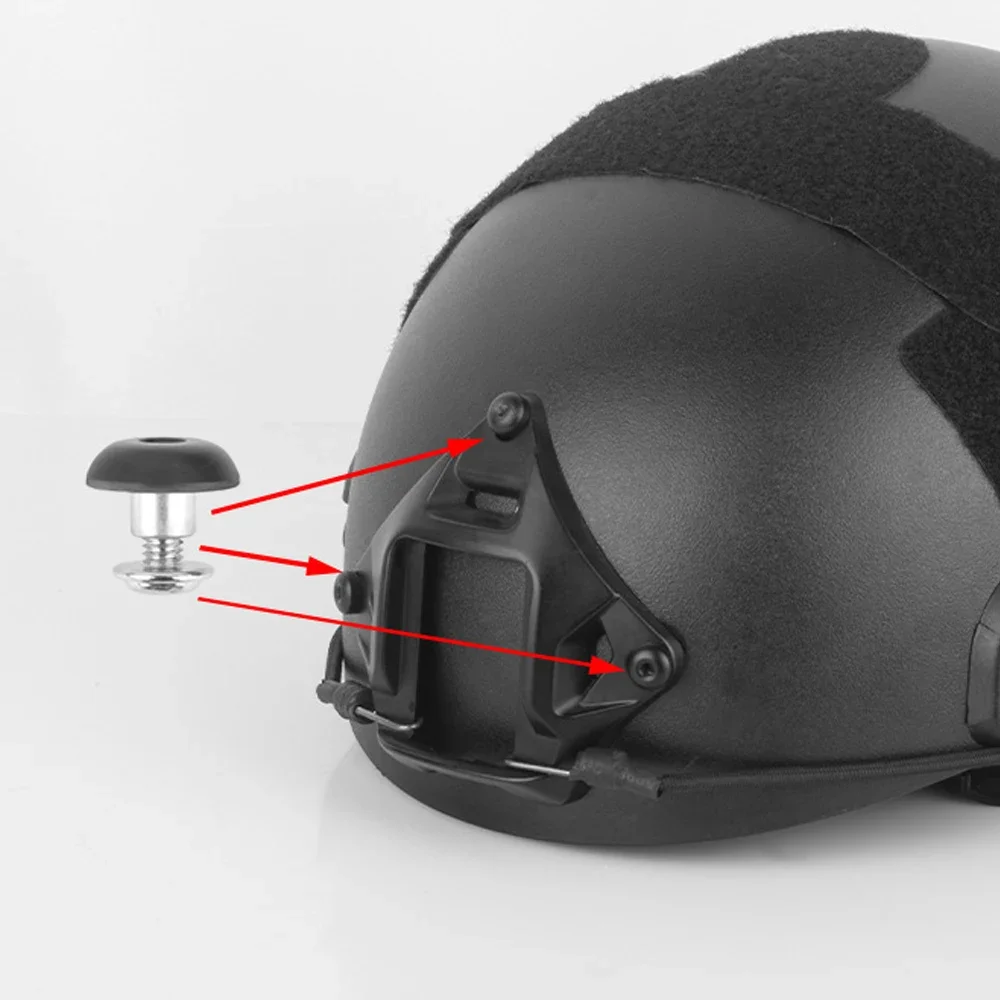 Tactical Helmet Accessories Sports Camera Bracket Base Mount Adapter Night Vision Aluminum Alloy Base Mount Fast Helmet Parts