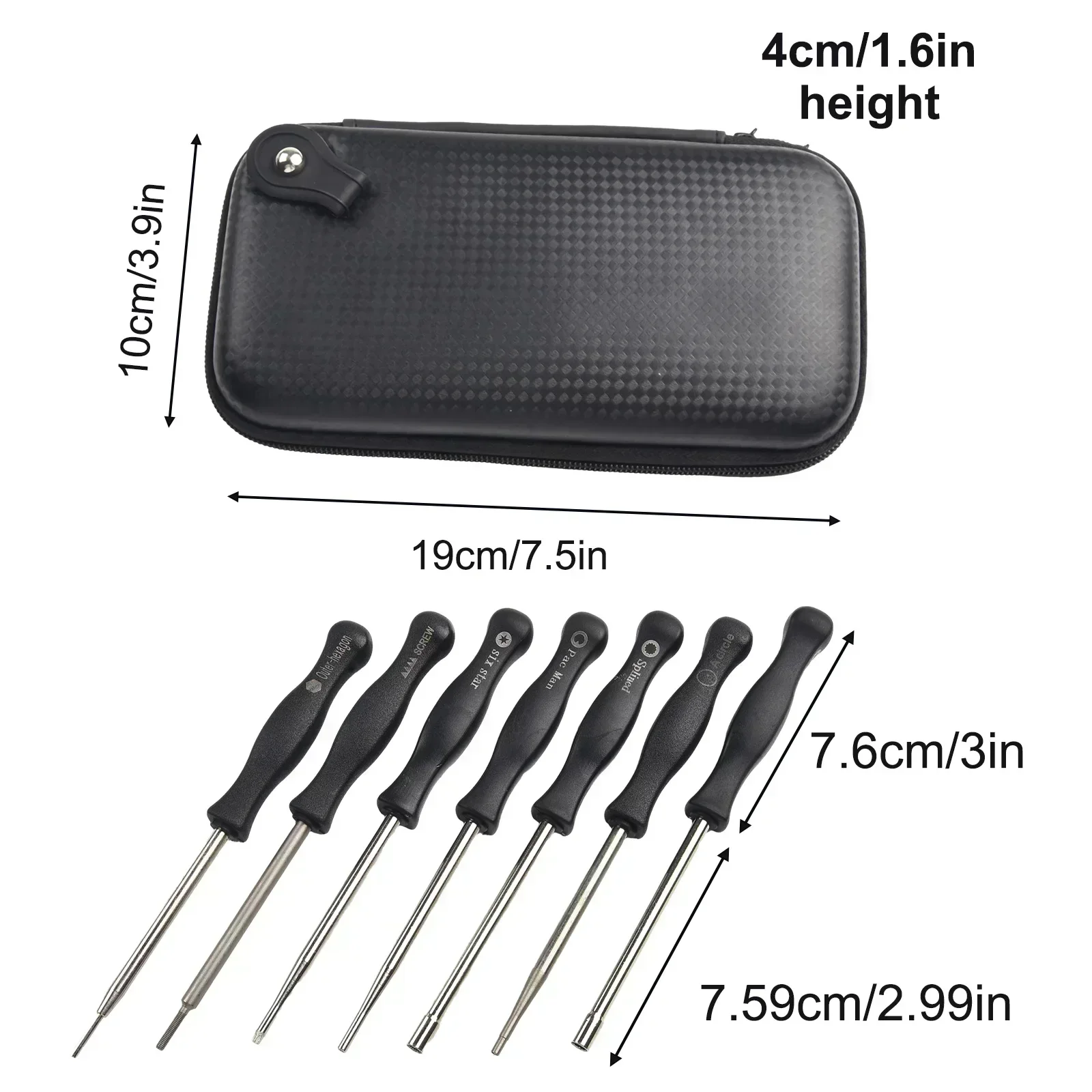 Kit De 14 Tournevis Pour Réglage Carburateur - Compatible Tronçonneuse, Souffleur, Taille-haie 2 Temps