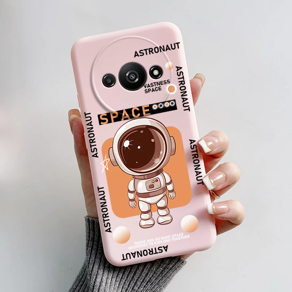 Astronaut-Themed Soft Silicone Phone Case Cover