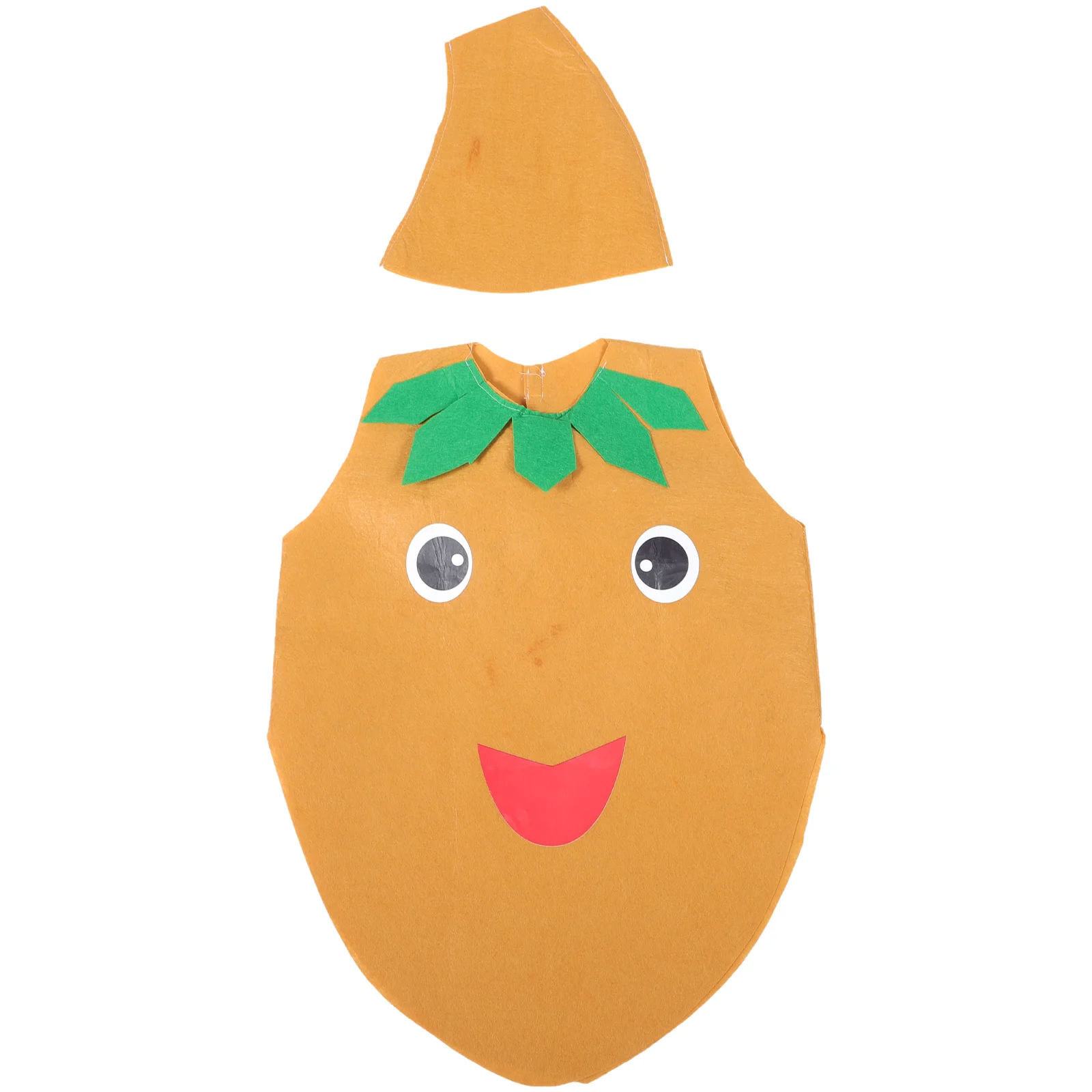 

Kids Dress up Accessories Clothes Fruit Vegetables Costume Kit Has Stage Performance Costumes Potato