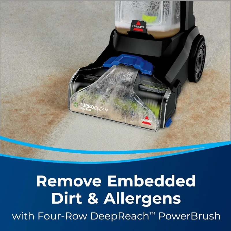 Bissell TurboClean PowerBrush Pet Carpet Cleaner, 2987,Green