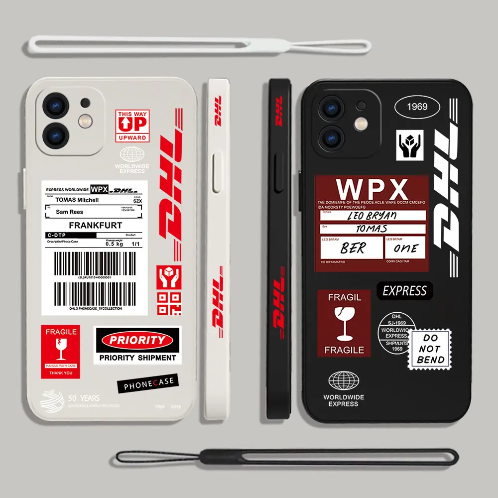 Pro Max Dhl Cover Phone Ins DHL 50th Anniversary Phone Case For