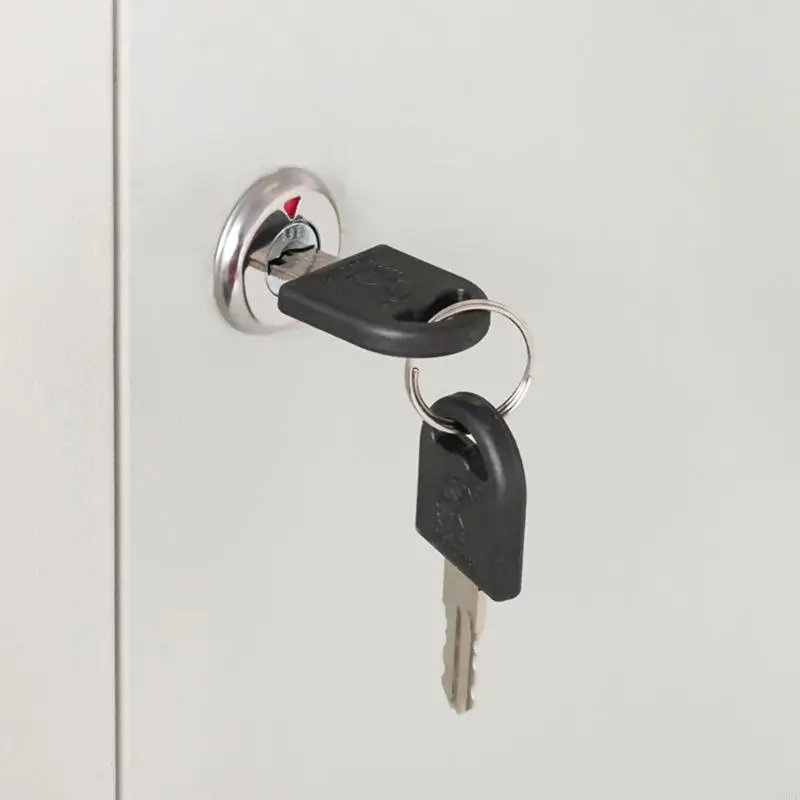 12PD 2set Security Cabinet Lock with Key Cupboard Lock Heavy Duty Cabinet Cams Furniture Hardware for Wardrobe Locker