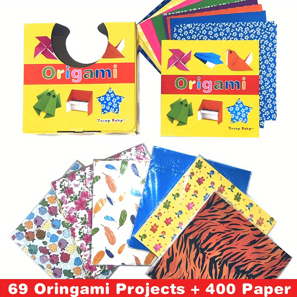 Colorful Origami Paper Kit 2