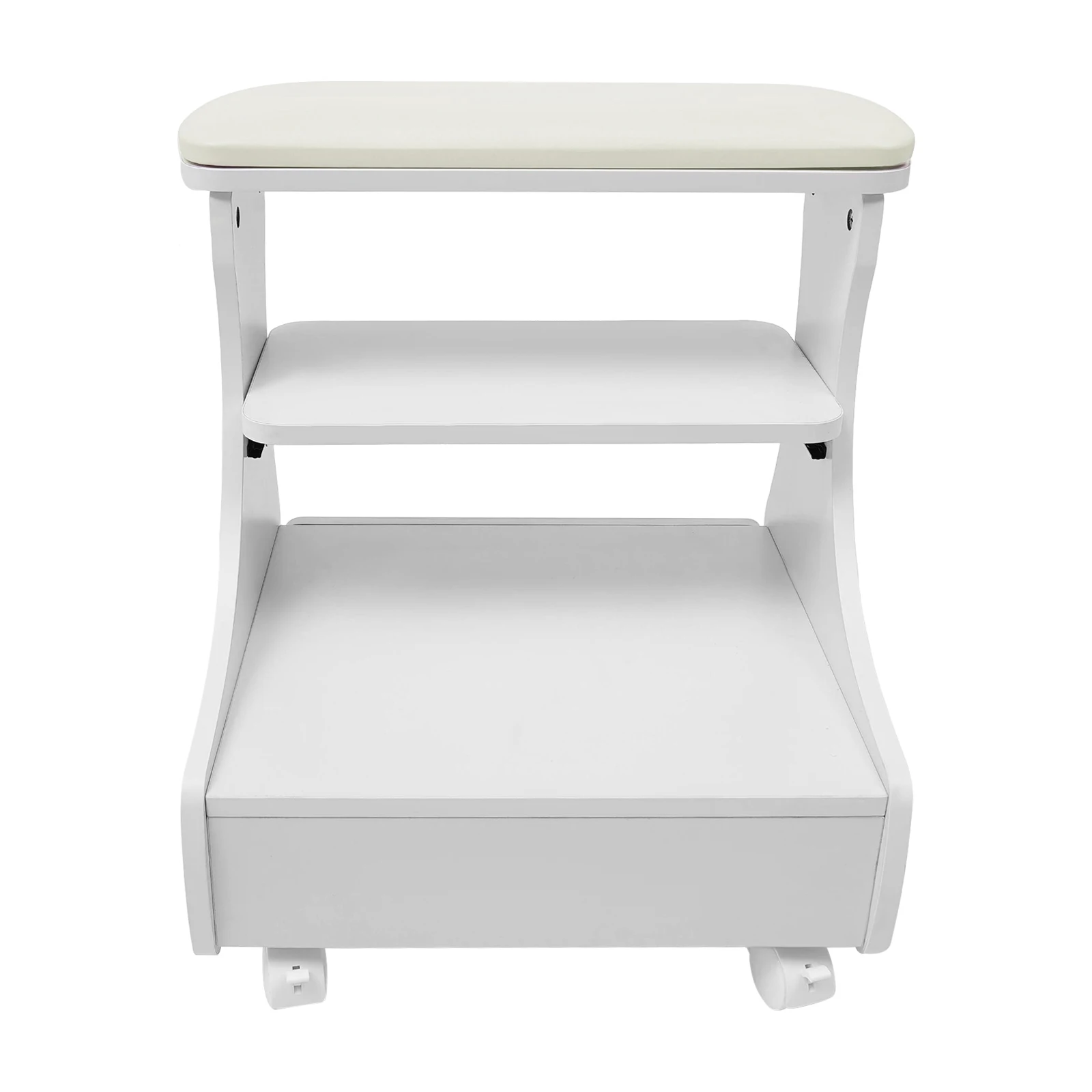 Fußstütze Pediküre-Maniküre-Möbel Trolley für Fußbad Fußpflegestuhl mit Rollen – Detail 1