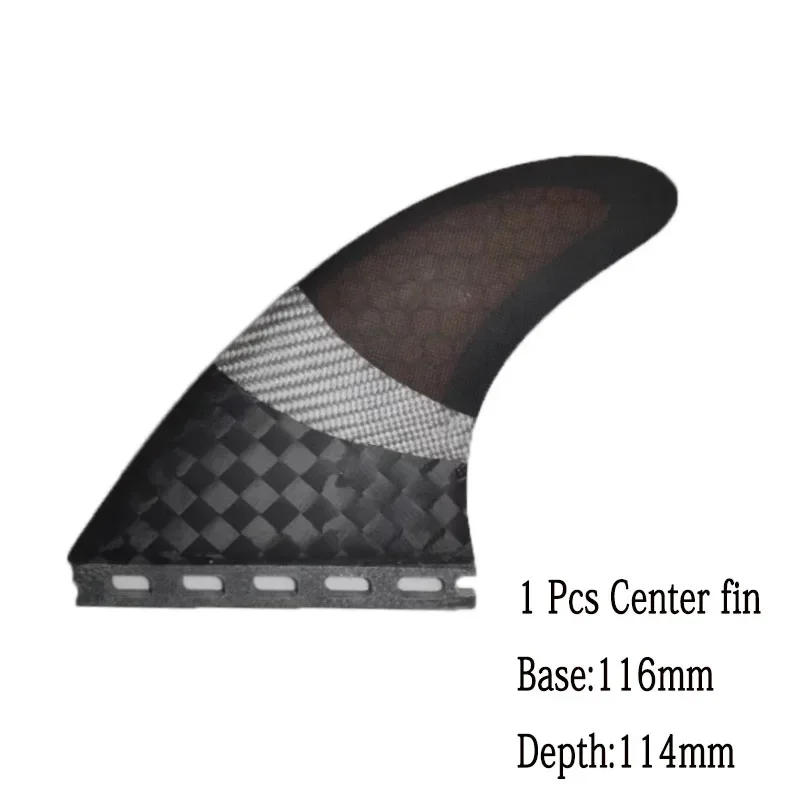 BiLong FUT 1 Piece center surfboard fin fiberglass short board tail rudder multi-size
