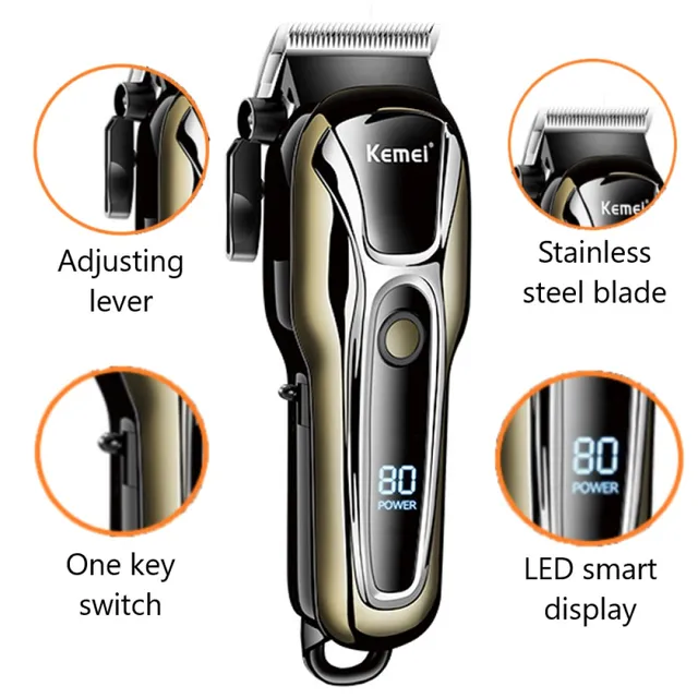 Wireless Electric Barber Hair Trimmer Clipper 2 Wireless Electric Barber Hair Trimmer Clipper 2