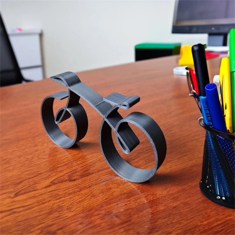 

Минималистичная скульптура велосипедов в проволочной рамке, украшение для настольного велосипеда, украшения