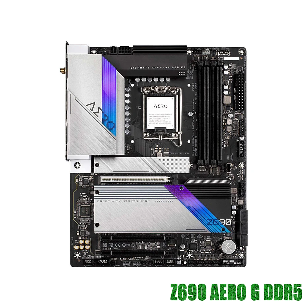 Per Gigabyte Lga1700 Ddr5 128Gb Atx Supporta 12Th Gen Core Pentium Gold Celeron Processori Scheda Madre Z690 Aero G