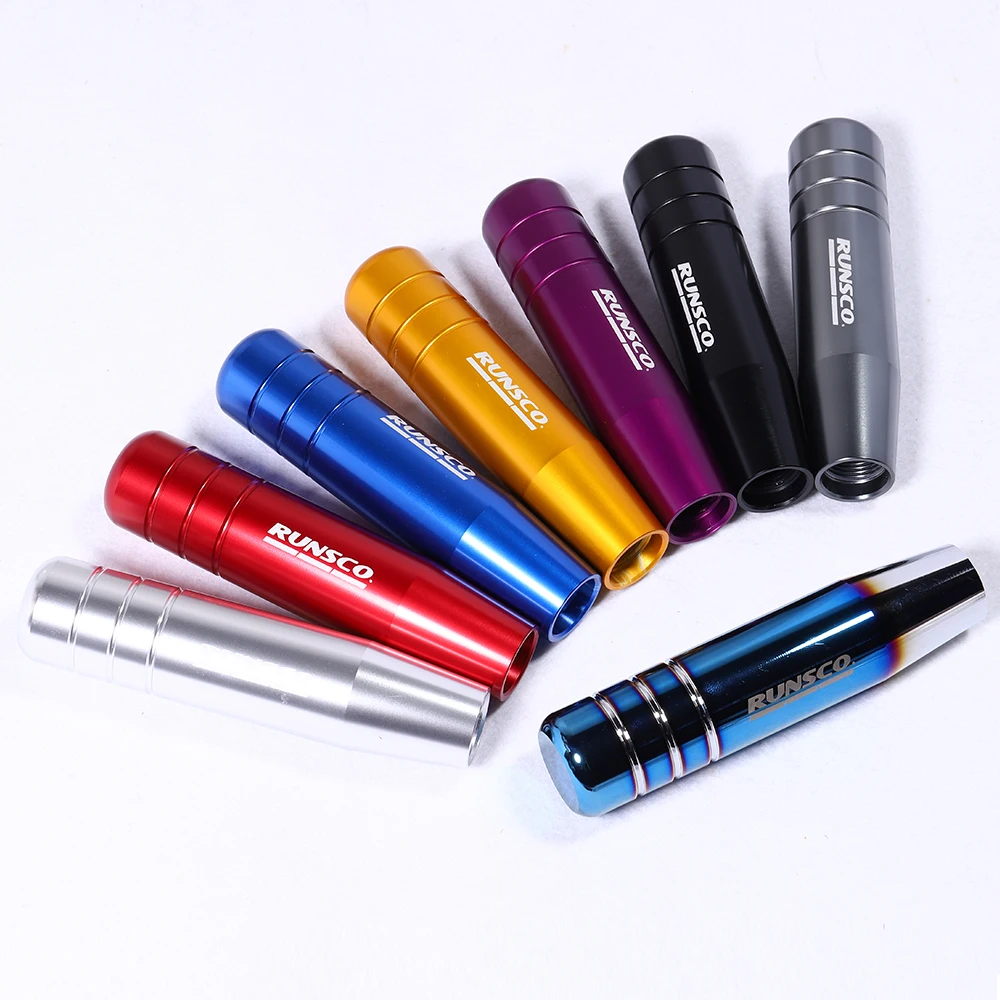 Gear Shift Knob Universal Car MT Gear Stick Lever Shifter Handle Aluminum 13 Cm