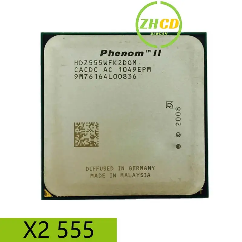 AMD For II X2 555 dual-core CPU processor HDZ555WFK2DGM
