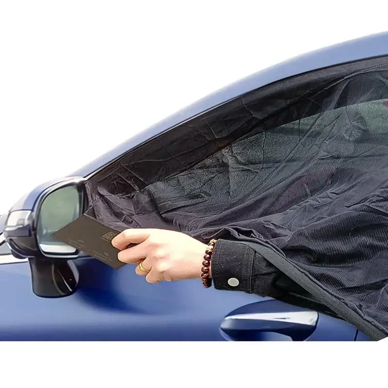 

Car Window Sunshades Car Window Shade For Baby 1Pc Mesh Sun Shade For Car Window Curtain Car Side Window Sun Shade And Privacy