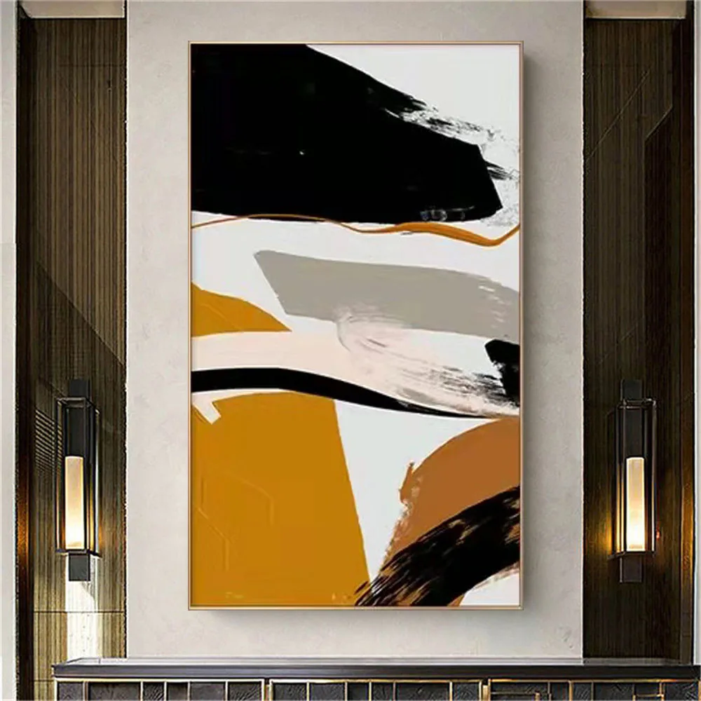 

Minimalist Interior Aesthetics Exhibits Hand-painted Abstract Oil Painting For Wall Art Picture Modern Canvas Posters Decor Home