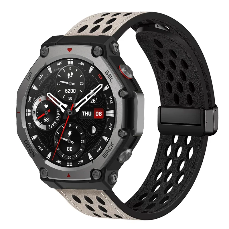 Magnetic Leather Smartwatch Sport Bracelet Loop - Premium Replacement Strap