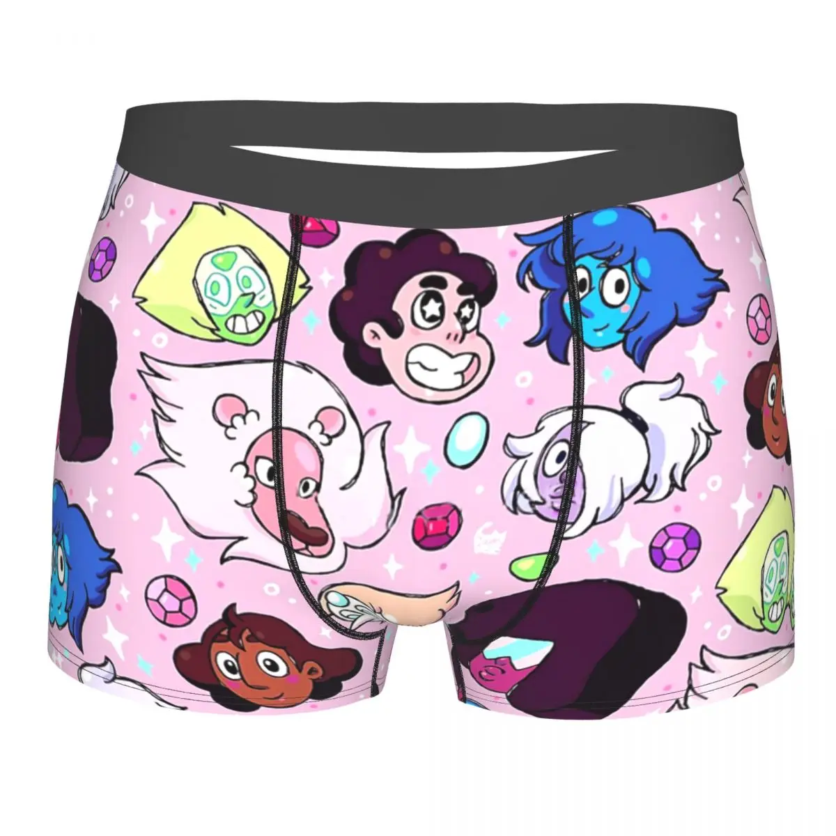

Crystal Gem Friends - American TV Series Animation Underpants Breathbale Panties Male Underwear Print Shorts Boxer Briefs