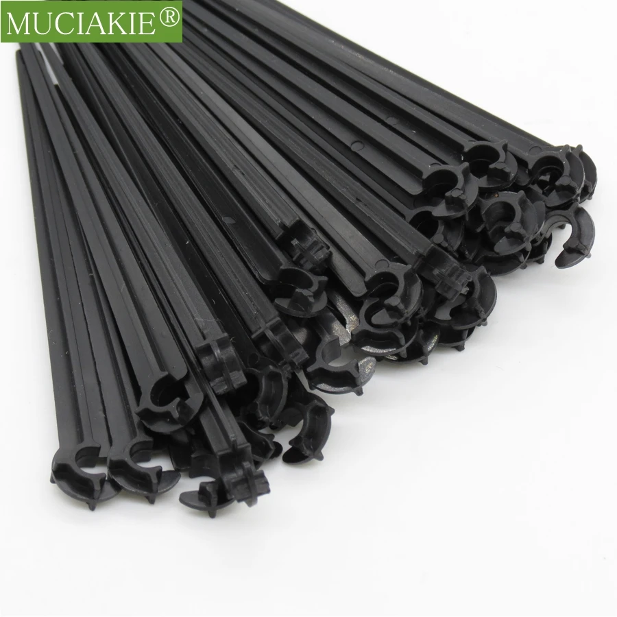 11cm 20cm 1/4'' Fixed Stake Plastic Support Holder 4/7mm PVC Hose Tube Drip for Garden Home Watering Irrigation Fittings 100pcs