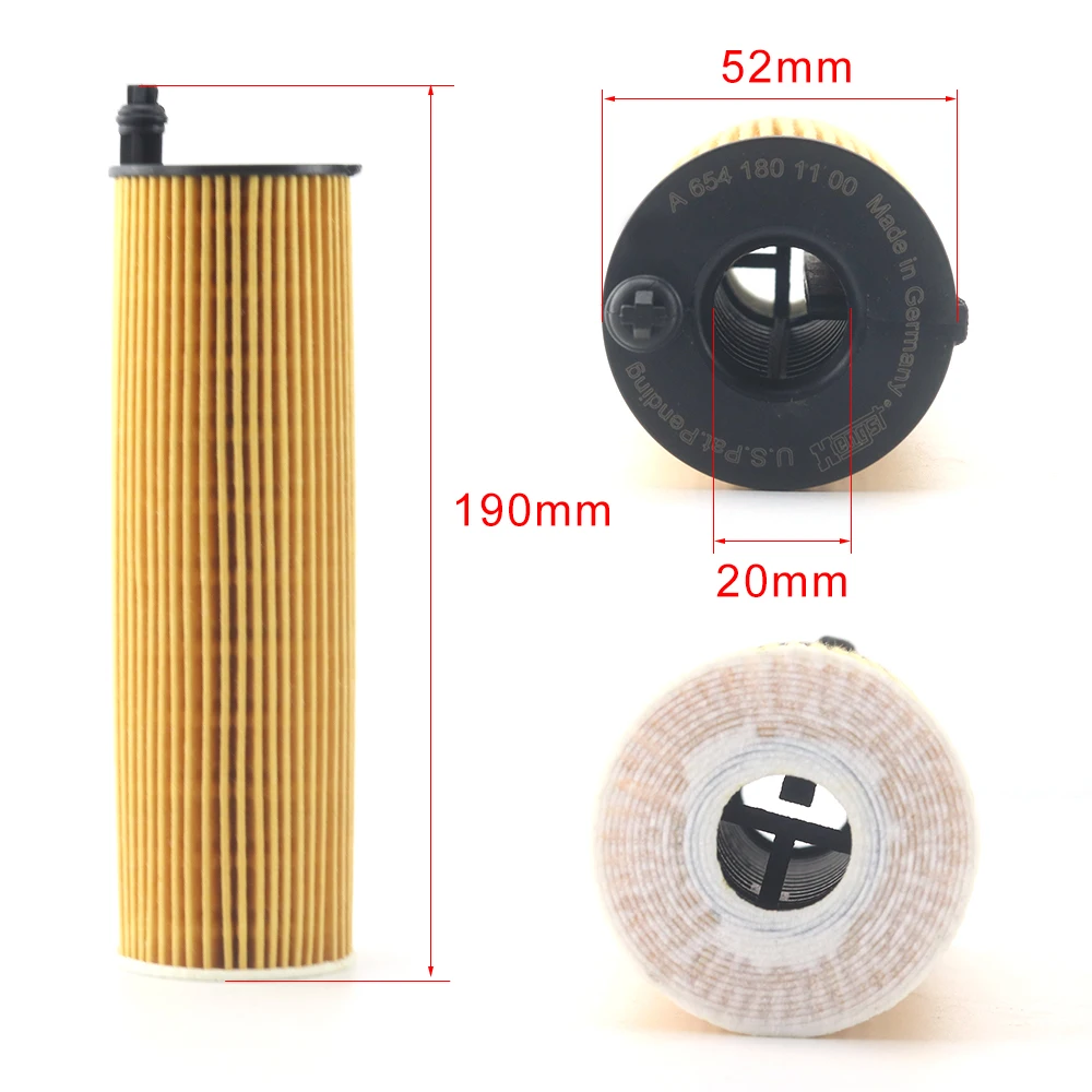 Automobile Oil Filter A6541801100 2PCS/4PCS For W222 V222 X222 W205 S205 W213 S213 C238 C180D C220D E300D E220D S350D S400D