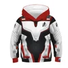 Miniso 3D Digital Print Quantum Warsuit Children's Hoodie Avengers 4 Quantum Warsuit Anime 3D Hoodie Cosplay Unisex Pullover 4