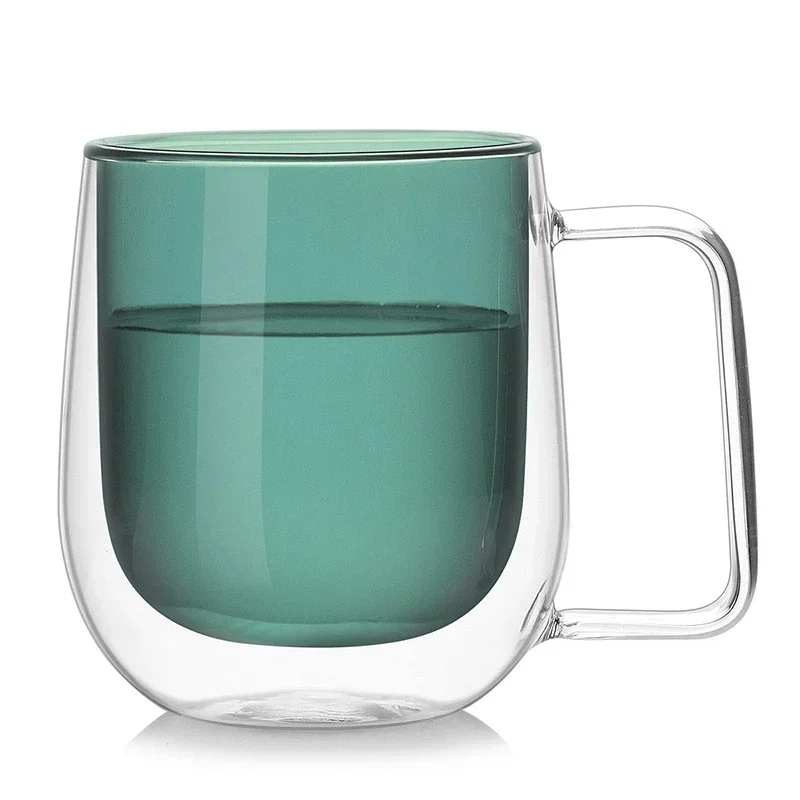 Whiskey Beer Glasses Multi-color Wine Glass Tea Cup Coffee Cups Cocktail Holder Mug Double Wall Mugs Wineglass for Vodka