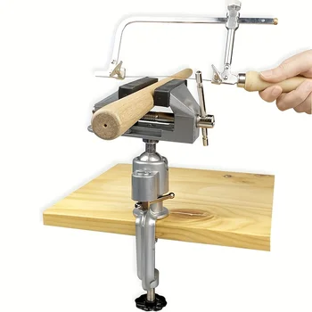360° Rotating Bench Vise Adjustable Grinder Stand 1