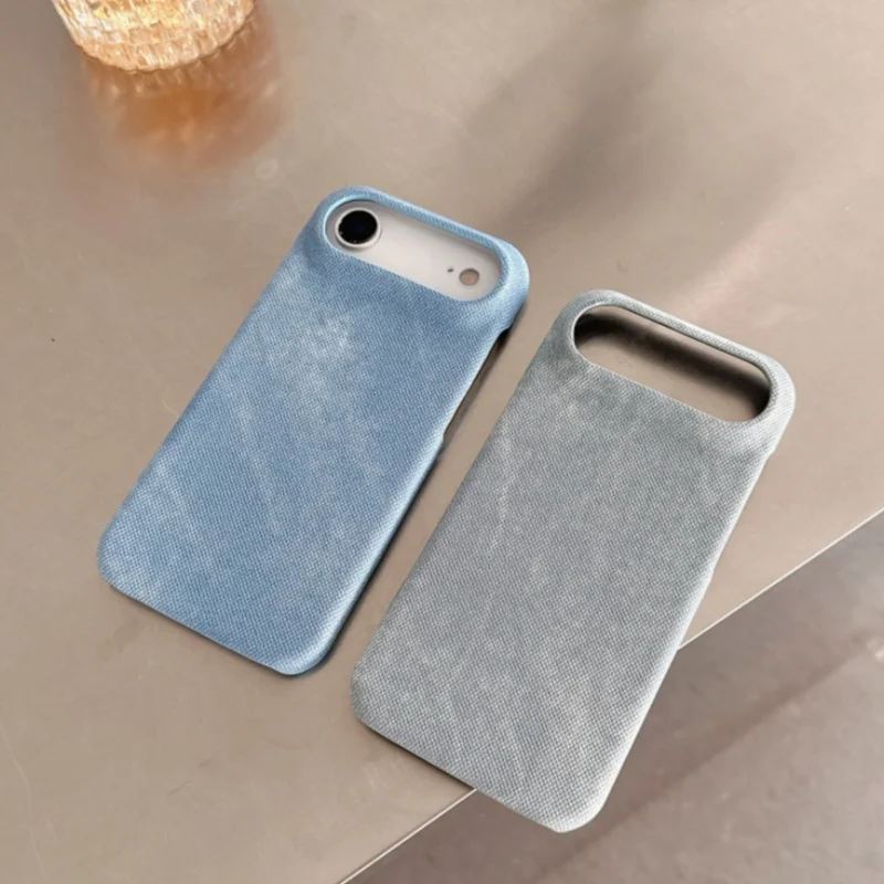 Luxury Cowboy Pattern PU Leather Matte Phone Case - Fashionable and Simple Style