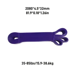Enhanced Fitness Resistance Band for Exercise & Muscle Training (1 pc purple)