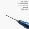 Phaco Handle Titanium Phacoemulsification I/A handpiece for Ophthalmology straight/curved/angled tip with sleeve 5