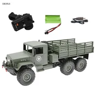 WPL B16 RC Military Transpotr Truck 1/16 2.4G Full Proportional 6WD Crawler Off Road RC Car With Light RTR Gift Toy for Kids 1