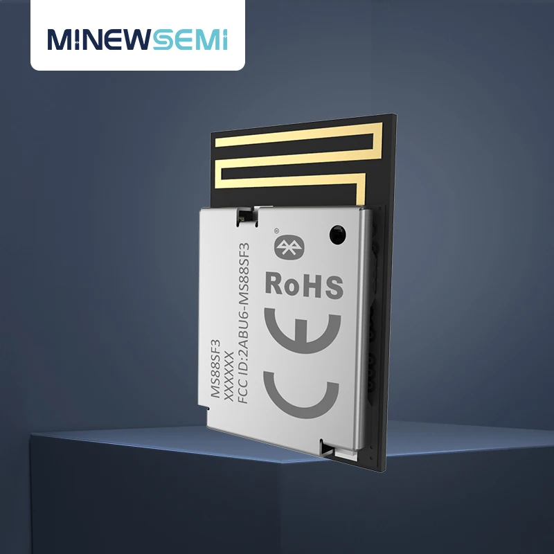 FCC CE RoHs 인증 장거리 모듈, 북유럽 nRF52840 BLE 5.2, 48 GPIO, 다중 프로토콜 지원, 최소 크기