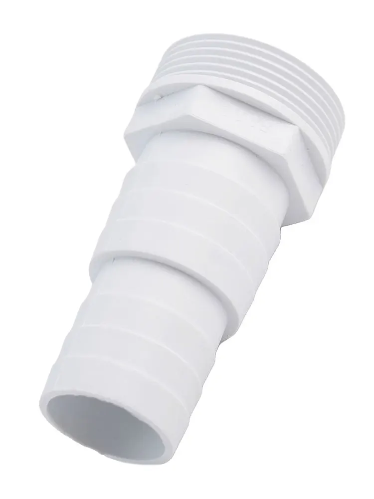 ABS Thread Spare Hose Nozzle pressure washer nozzle 1.5 Inch Swimming Pool Hoses Diameter 32-38mm SPX1091Z7/SPX1091Z4 9.5*4.5*3 Cm White