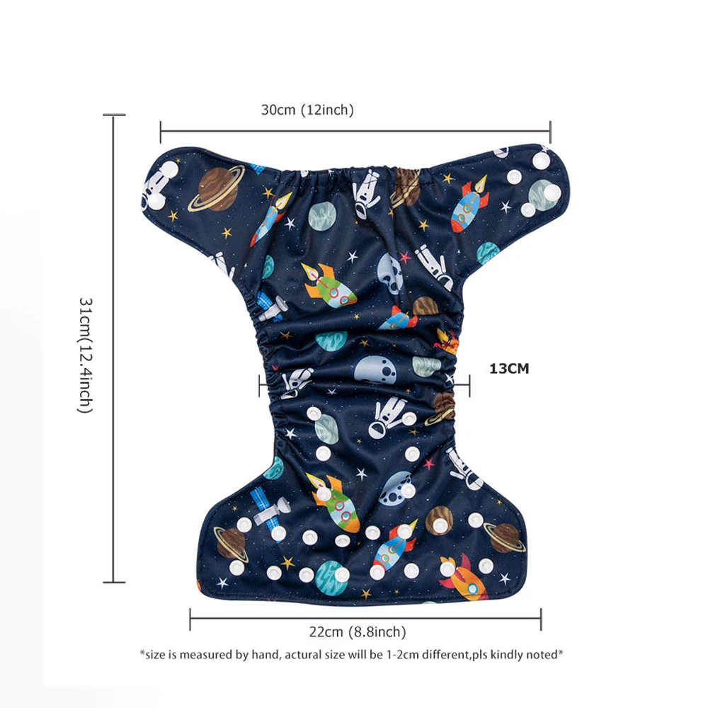Cloth Diapers Waterproof Diapers Baby Training Pants Reusable Cartoon Pattern Breathable Nappies Toilet Training Pants