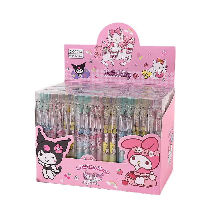 

Sanrio Cinnamoroll My Melody гелевые ручки Hello Kitty Kuromi нейтральная ручка кавайная пошаковая игрушка для снятия стресса шариковая ручка