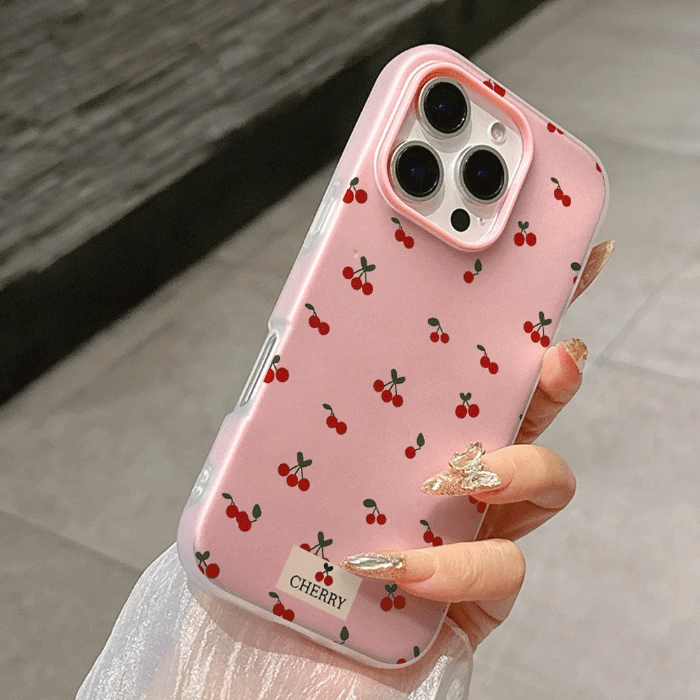 Floral Cherry Blossom Matte Phone Case Cover