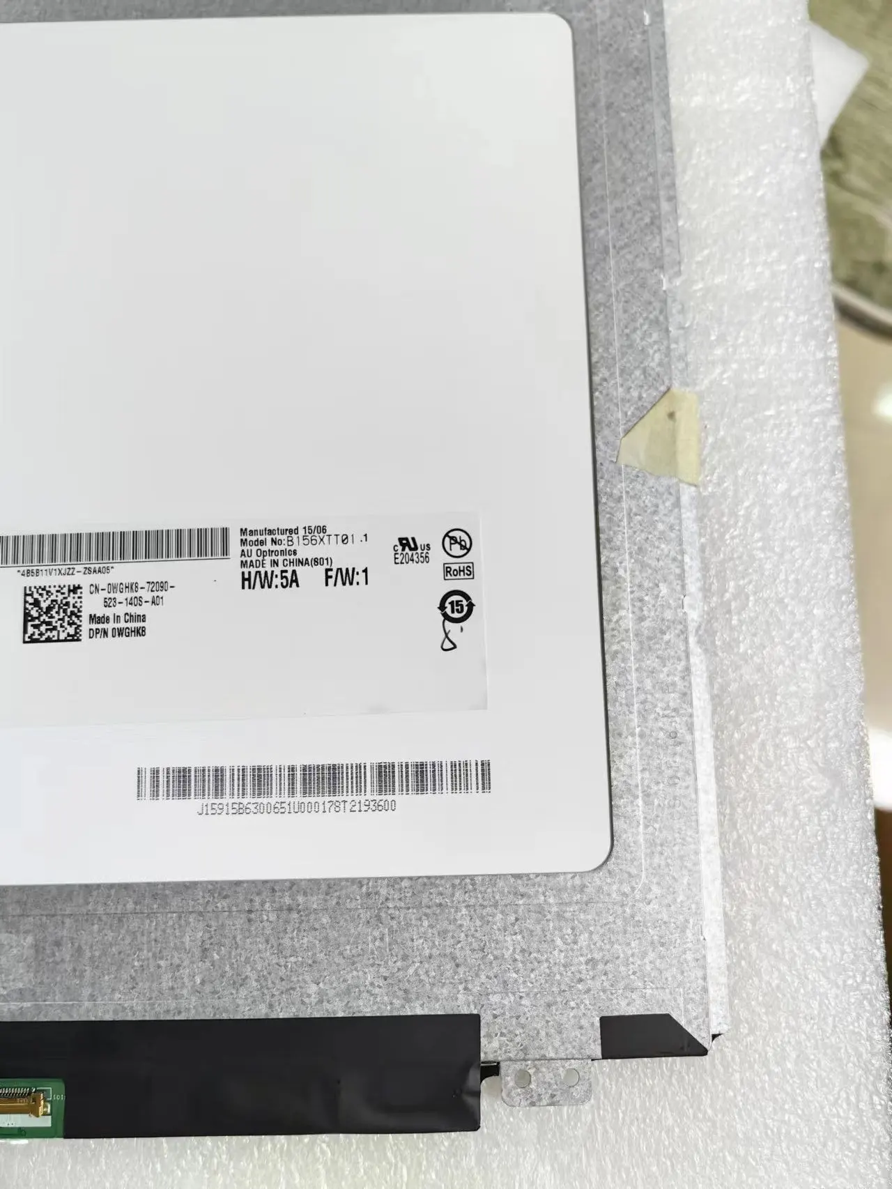 Tela Lcd para Laptop 156 Polegadas B156xtt1.1 B156xtt01.2 Ltn156at36-d01 1366x768 40pin sem Função de Toque - Imagem 5