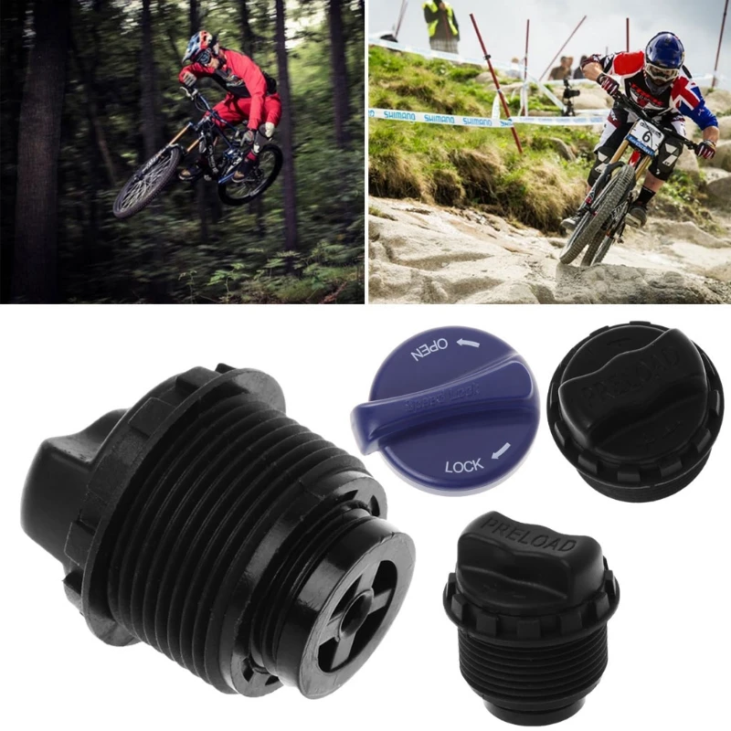 

25UC Front Fork Lock Knob Preload Adjustable MTB Bike Cycling PartsTools