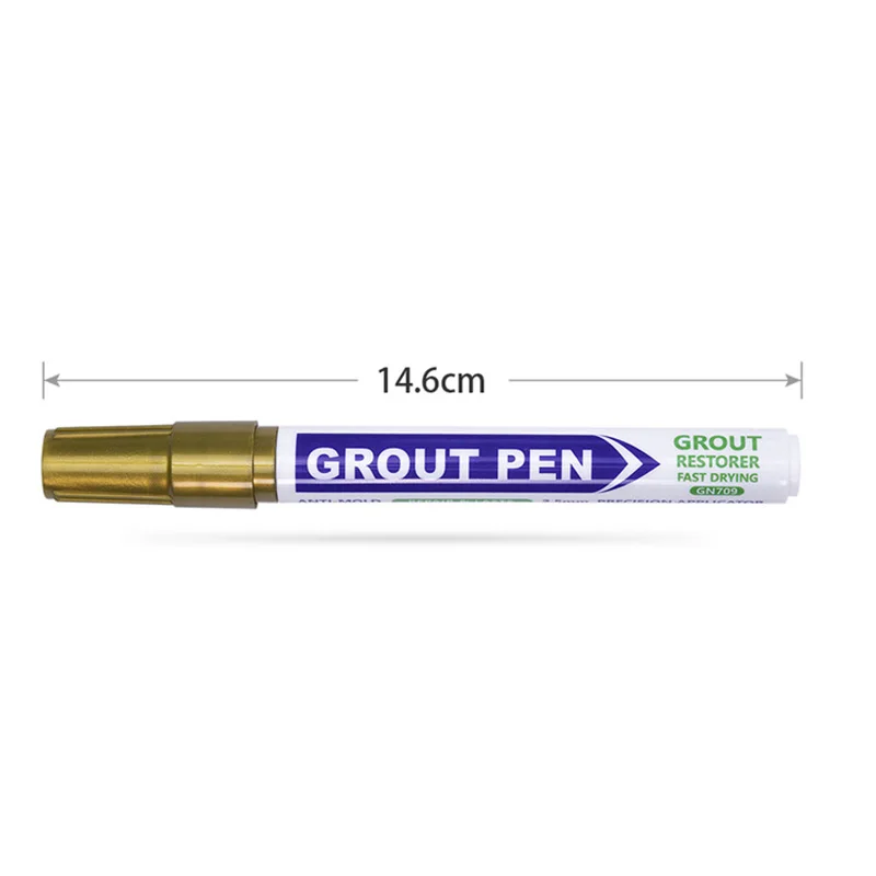 8 Color White Waterproof Tile Marker Grout Pen Wall Seam Pen Tiles Floor Bathroom Decontamination Seam Beauty Repair Tools