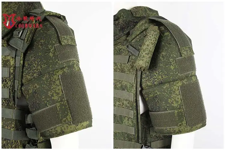 Taktische Weste mit Erweitertem Schutzkit - Verstellbarer Schulter-, Hals- und Leistenpanzerträger für CS (ohne ballistischen Einsatz) – Detail 8