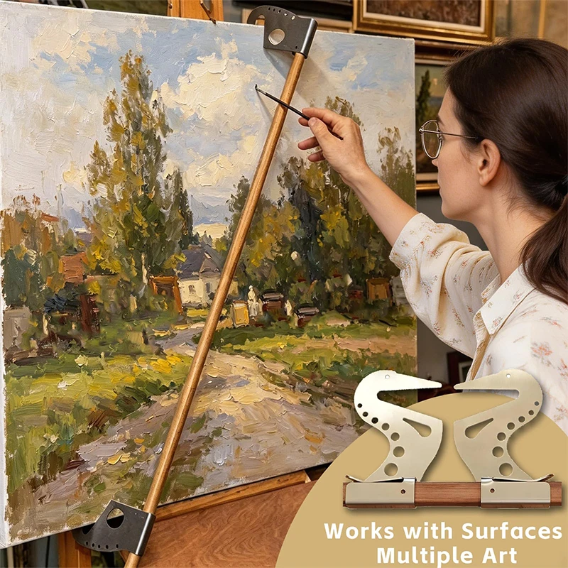 Easel Hand Rest Support Bar Drawing board hand support frame Artist Hand Support Bridge, Adjustable Easel Hand Rest Support Bar - 4