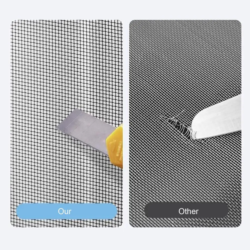 Mosquito Repellent Window Screen Magnetic Anti-mosquito Screen with Strong Adhesion Adjustable Mesh Window for Prevention 3
