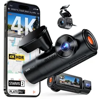 Vantrue N4 Pro S DashCam 4K+1080P+2.5K 3 Channel Waterproof Rear Camera Voice Control HDR IR Night Vision GPS Wi-Fi Parking Mode