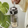 350/550/800Ml Transparent Water Bottles with Rope Portable Bpa Free Leakproof Drink Bottle Travel Drop-Resistant Tea Cup 4