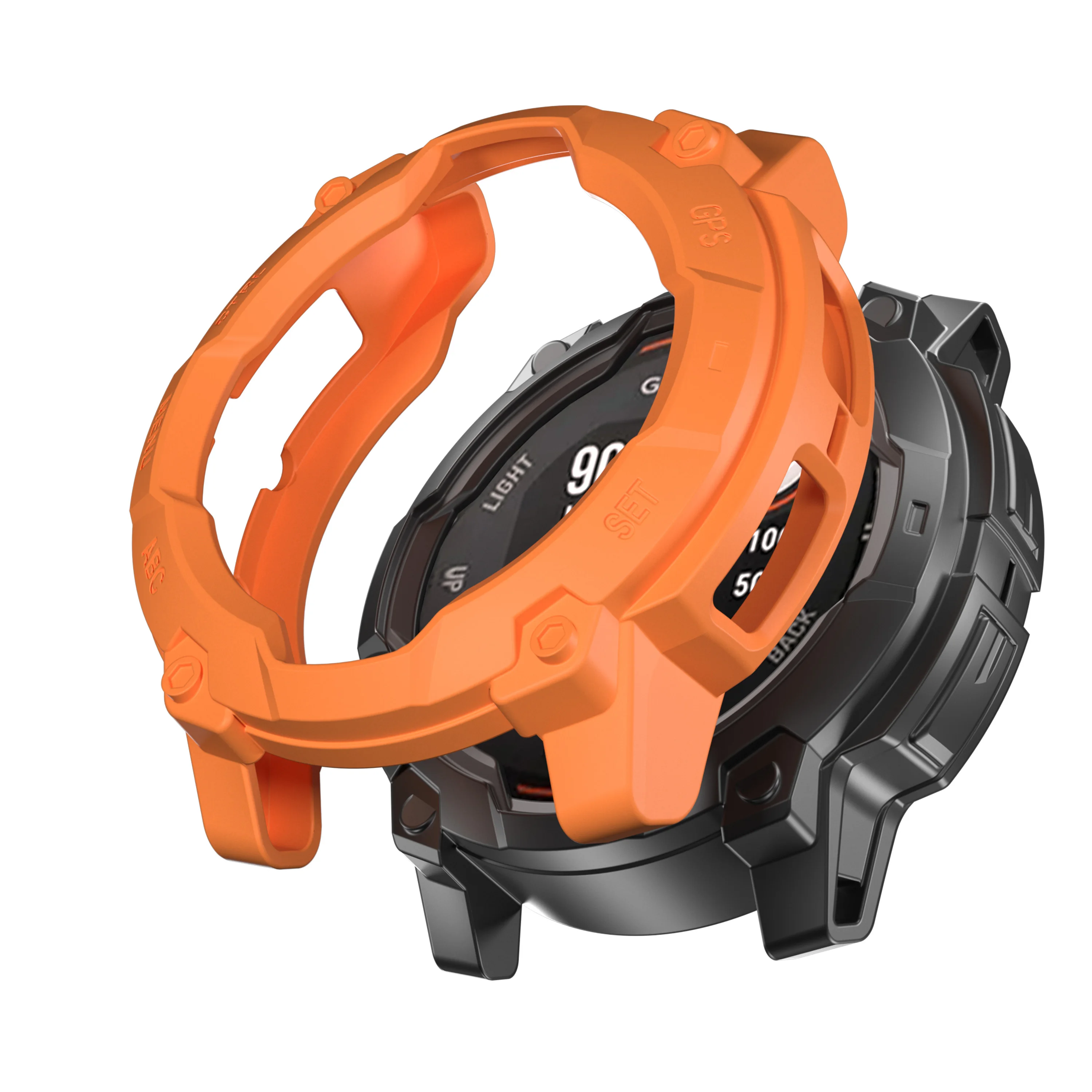 Durable Soft Silicone TPU Protective Cover for Garmin Instinct 3 Solar Watch Accessories