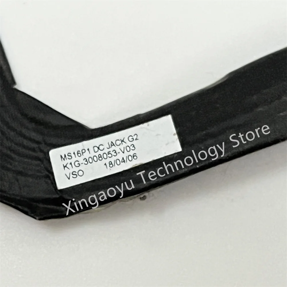Фото Оригинальный 8-контактный Кабельный разъем MS16P1 DC JACK G2 для Msi GE73 GL73 GE63 GL63 GP63 16P 1, головка питания, кабель постоянного тока, интерфейс питания №3
