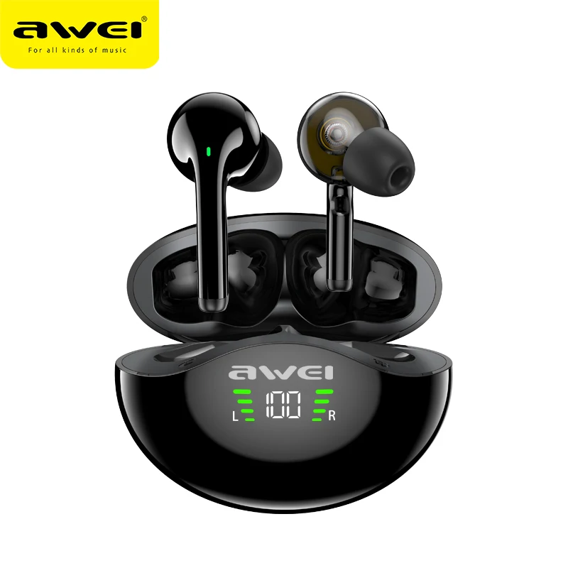 Awei T12 Earbuds Tws Wireless Earphone 