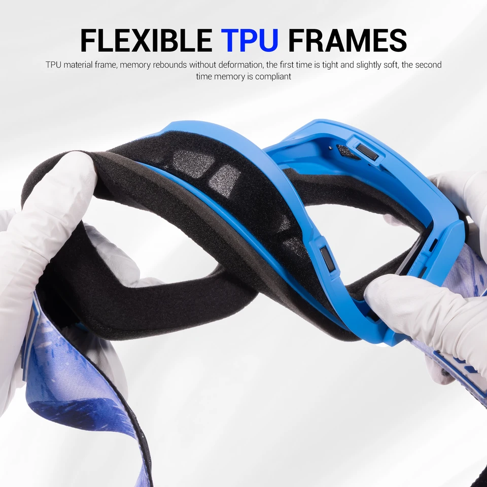 KAPVOE OTG Magnetic Ski Goggles UV400 Anti-Fog