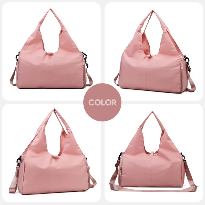 Yoga Mat Bag Sports Gym Bag For Women Yoga Pad Handbags Dry Wet Outdoor Travel Tote With Shoulder Strap Sac De Sport Carry On