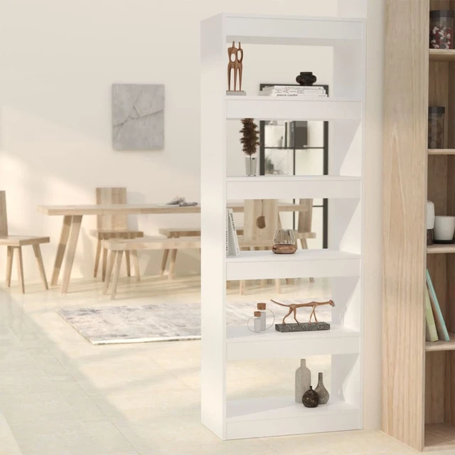 Estantería blanca para habitación, separador de 60x30 cm aglomerados,  estantes, muebles de biblioteca, estantes para libros - AliExpress