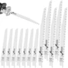 12Pcs Reciprocating Saw Blade 6/9 Inch 6/5TPI High Carbon Steel Pruning Saw Blade Sharp Fast Cutting Saw Blade Woodworking Tool 1