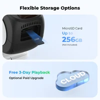 Caméra de sécurité H.view 4G 3Mp alimentée par énergie solaire, batterie 8000mAh, surveillance extérieure, détection humaine PIR, audio avec eSIM intégré 5